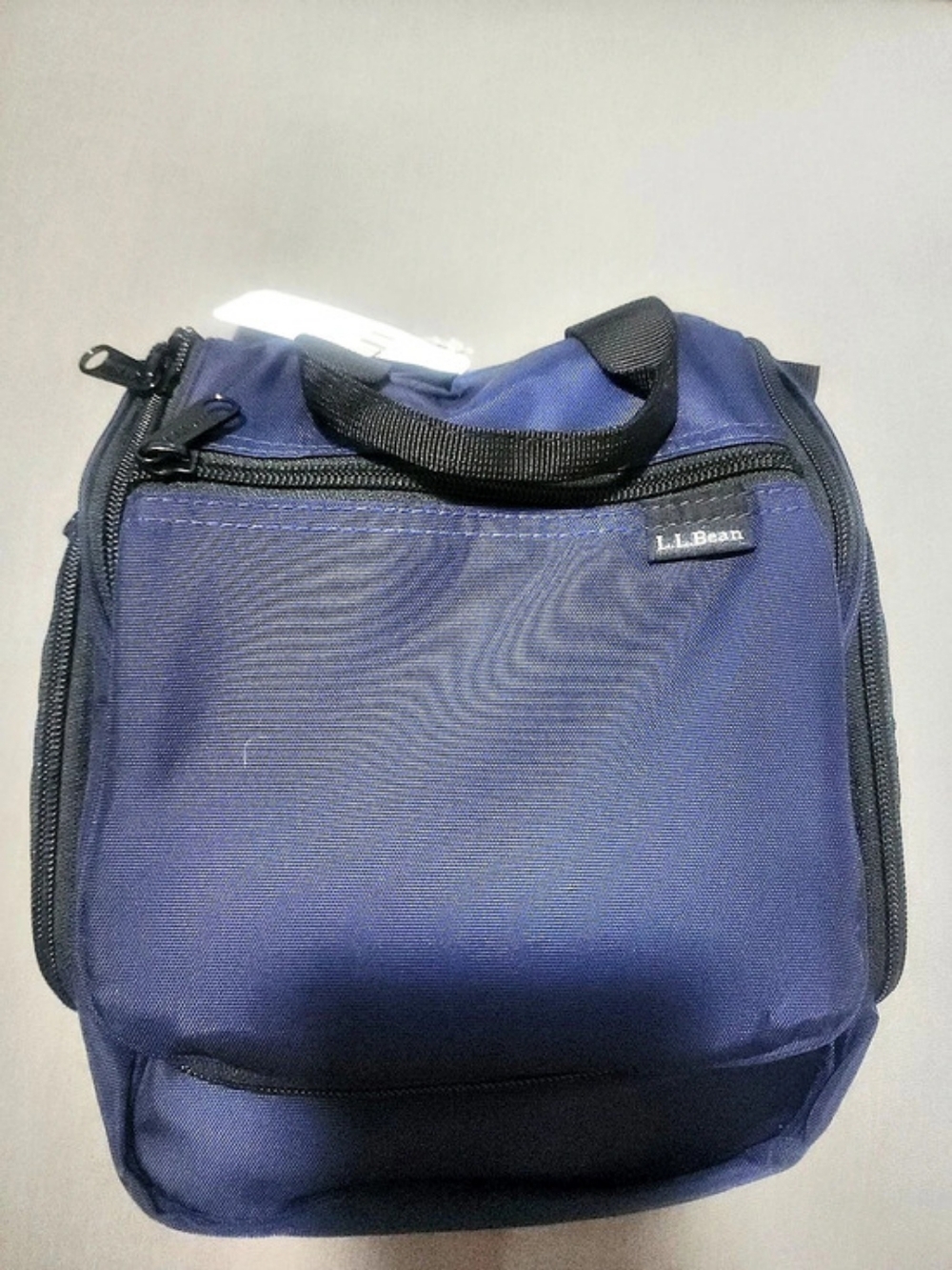 L.L.Bean Personal Organizer Toiletry Bag Blue & Black